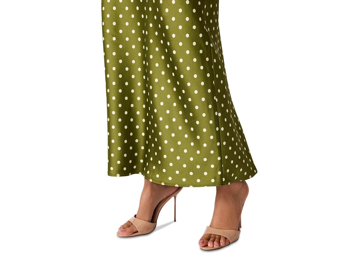 Jaiden Halter Maxi Satin Dress