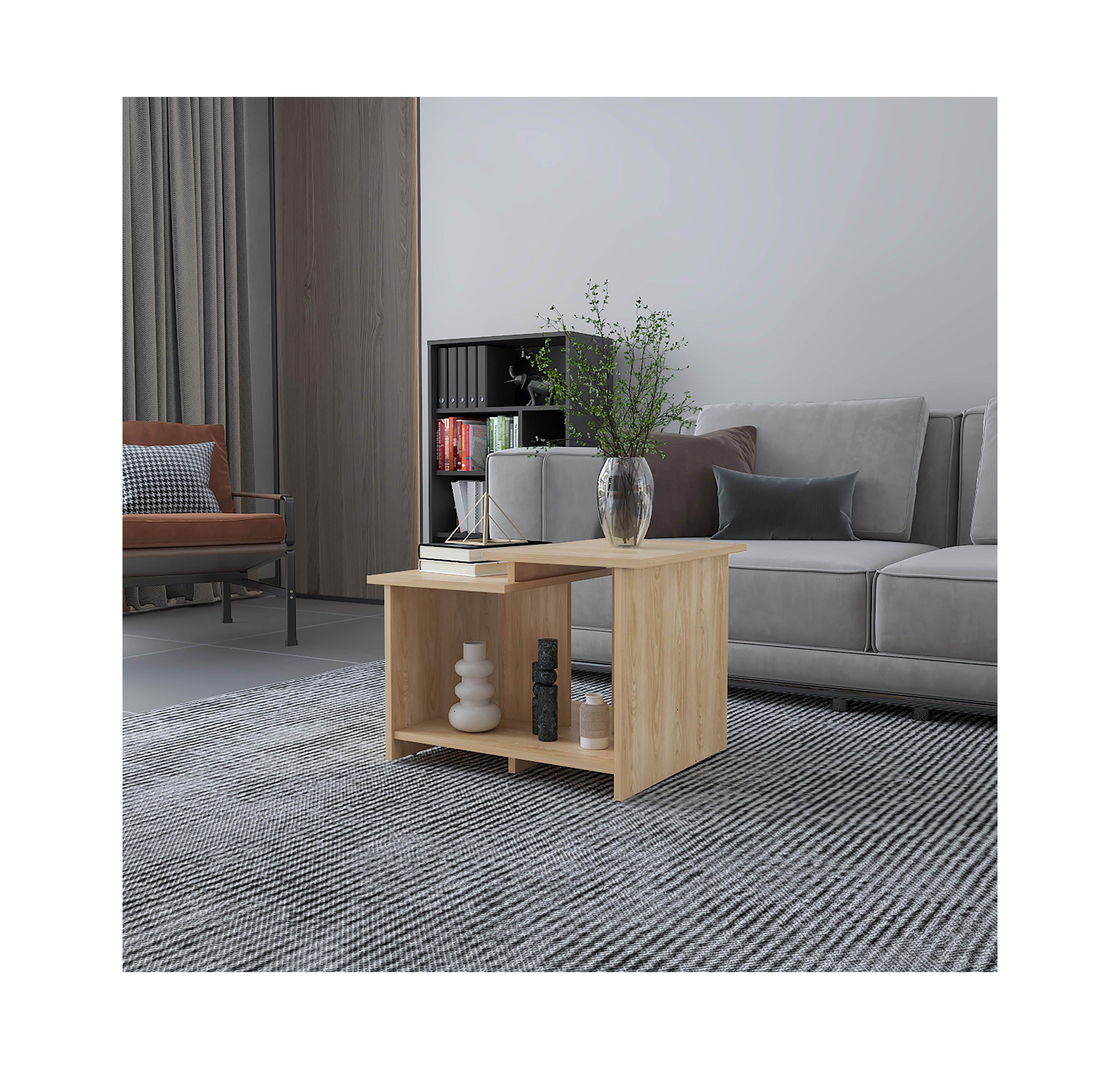 Fm Furniture Naco Coffee Table with Open Storage, Melamine Finish