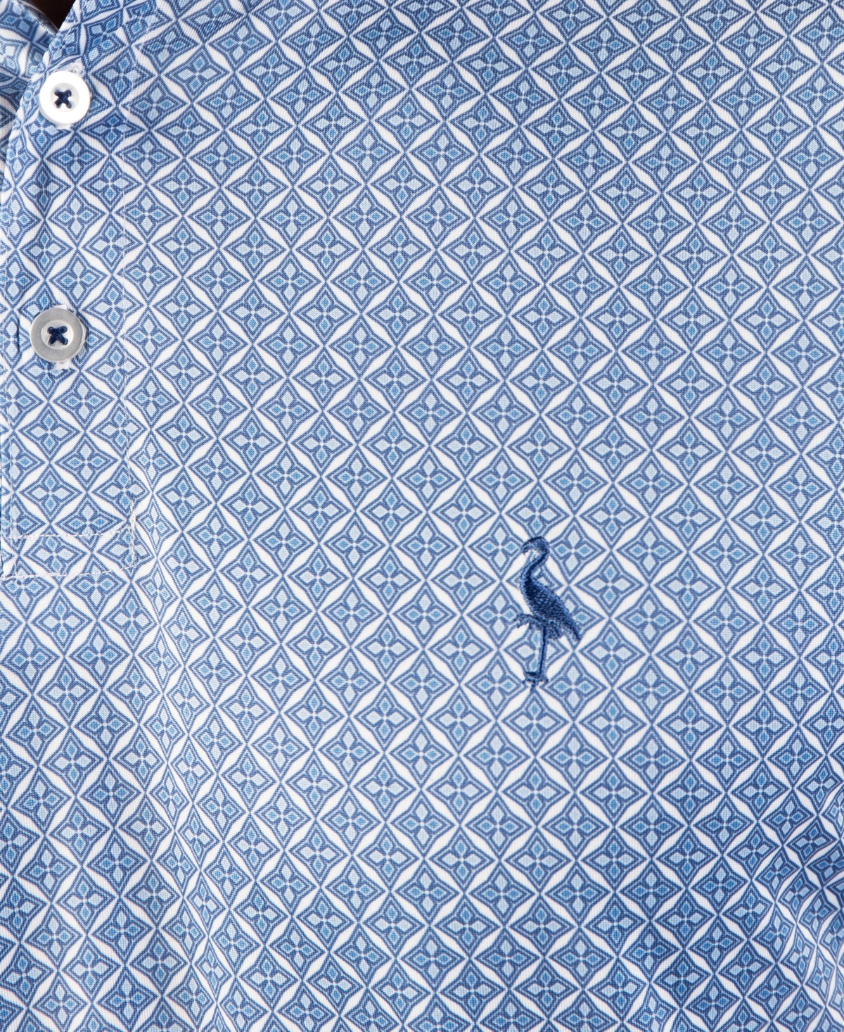 TailorByrd Men's Diamond Geo Performance Polo