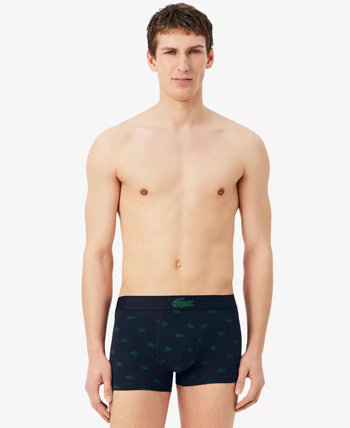 Men's Regular-Fit Stretch Mini Croc Trunks, 3-Pack - thumbnail 2