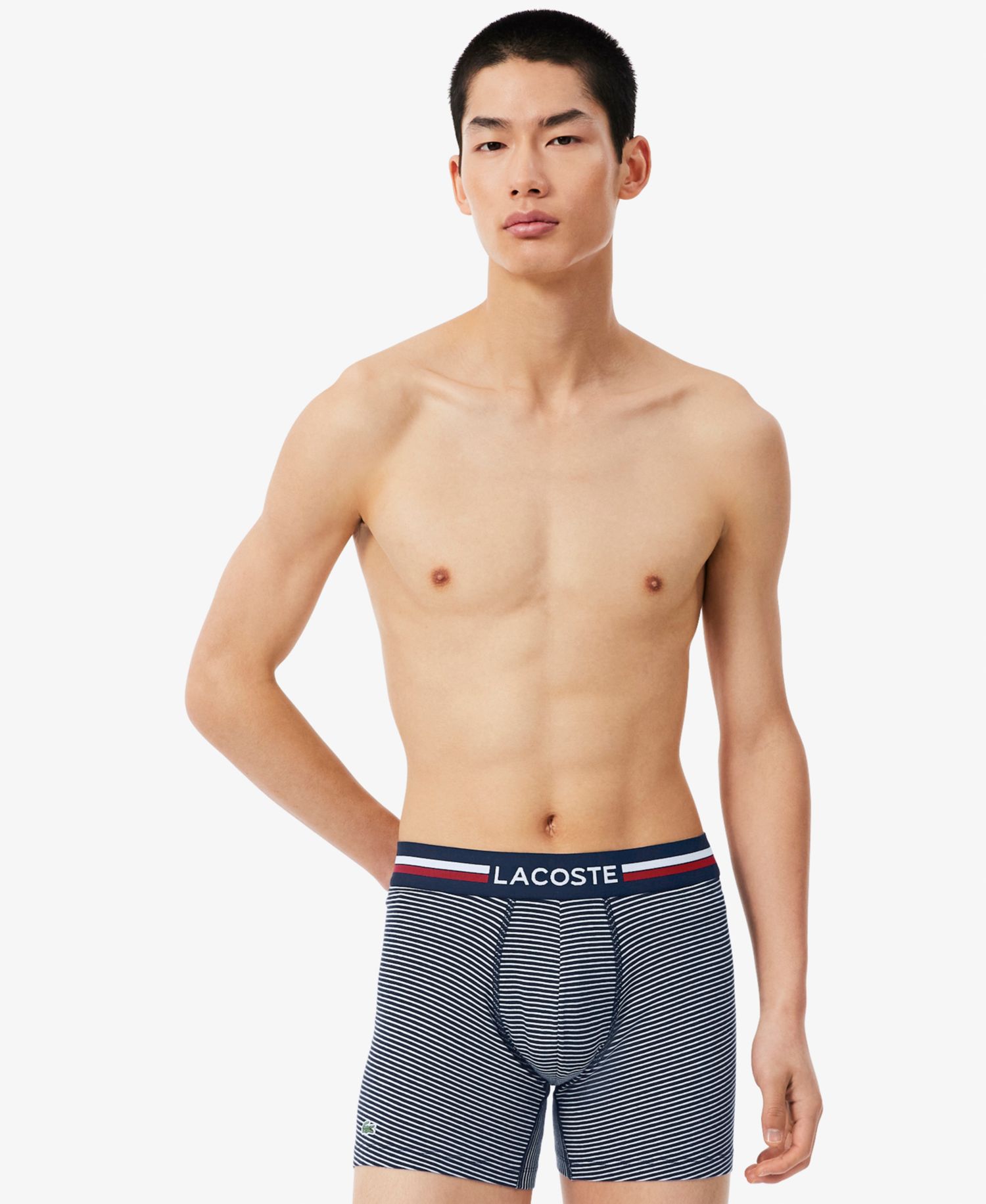 Men's Regular-Fit Stretch French Flag Boxer Briefs, 3 - Pack
