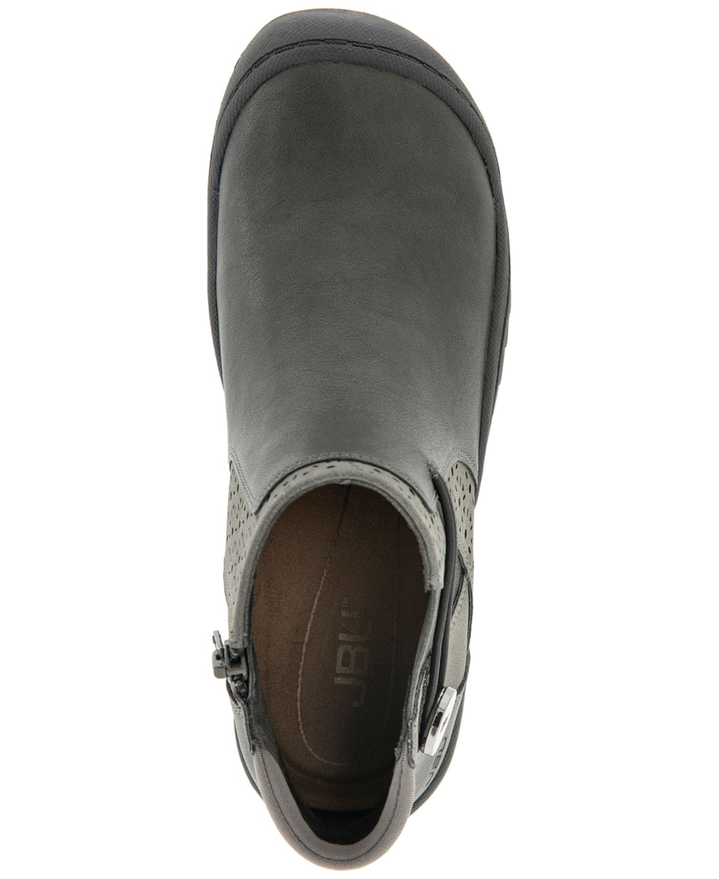 Женские ботинки JBU Jemma Water-Resistant Round Toe Casual Booties, цвет: Угольный — фото 4