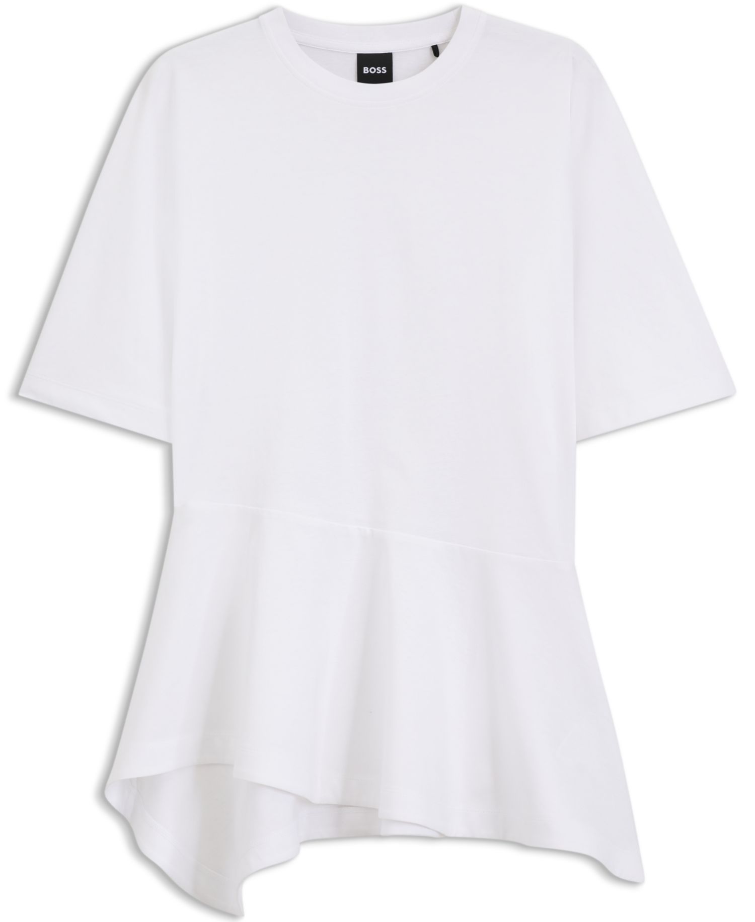 BOSS by Women's Asymmetric Peplum T-Shirt