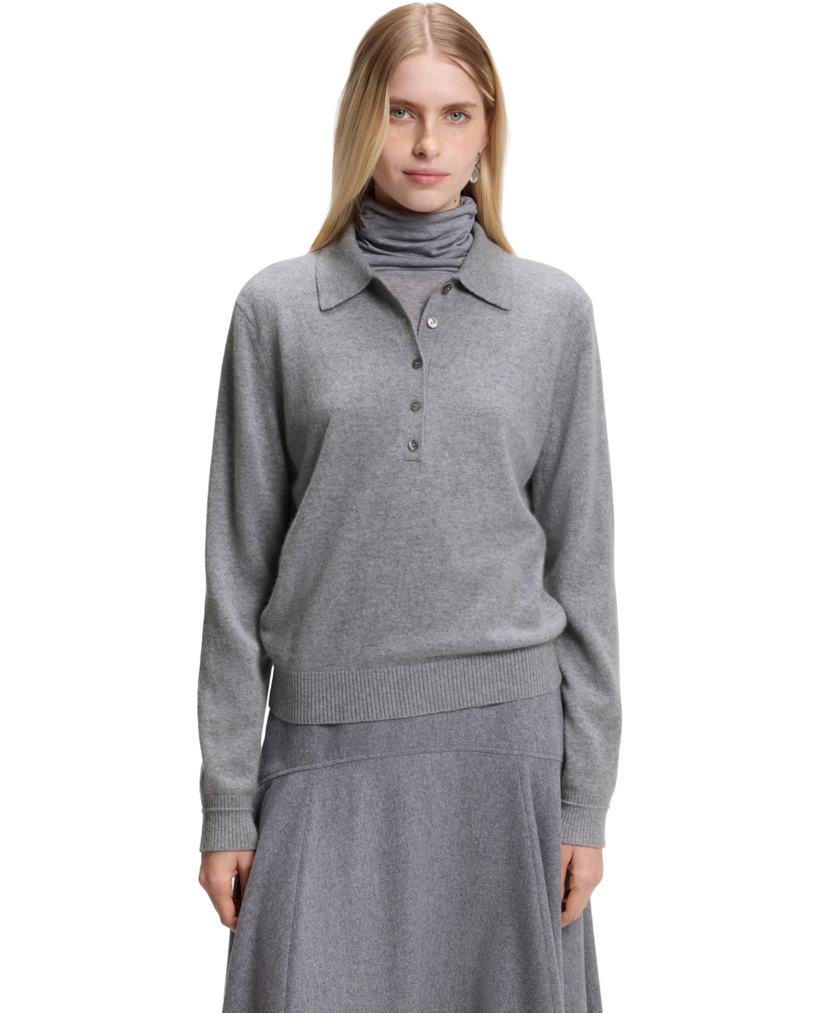Boss by Hugo Women's Falonsi Cashmere Polo Sweater