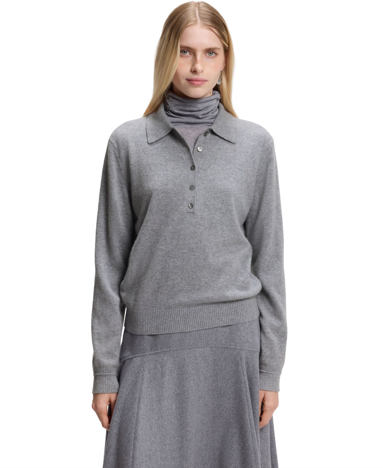 BOSS by Women's Falonsi Cashmere Polo Sweater