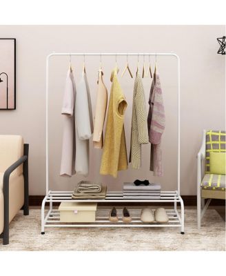 Heavy Duty Metal Garment Rack with Shelf, 47.2