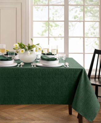 Continental Solid Texture Water Resistant Tablecloth, 60" x 120"