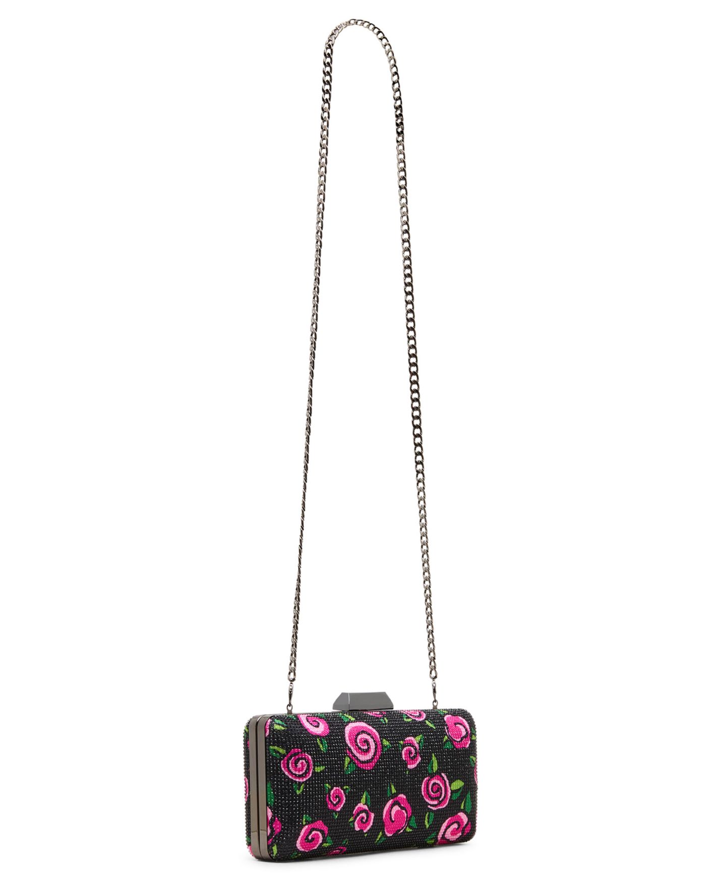 Женский клатч Betsey Johnson Lollipop Rose Small Clutch Handbag, цвет: Чёрный / Розовый — фото 3