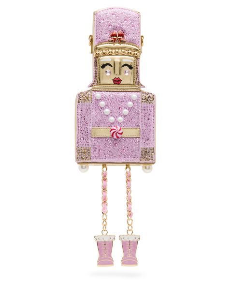 Женская сумка Betsey Johnson Nutcracker Medium Crossbody, цвет: Розовый