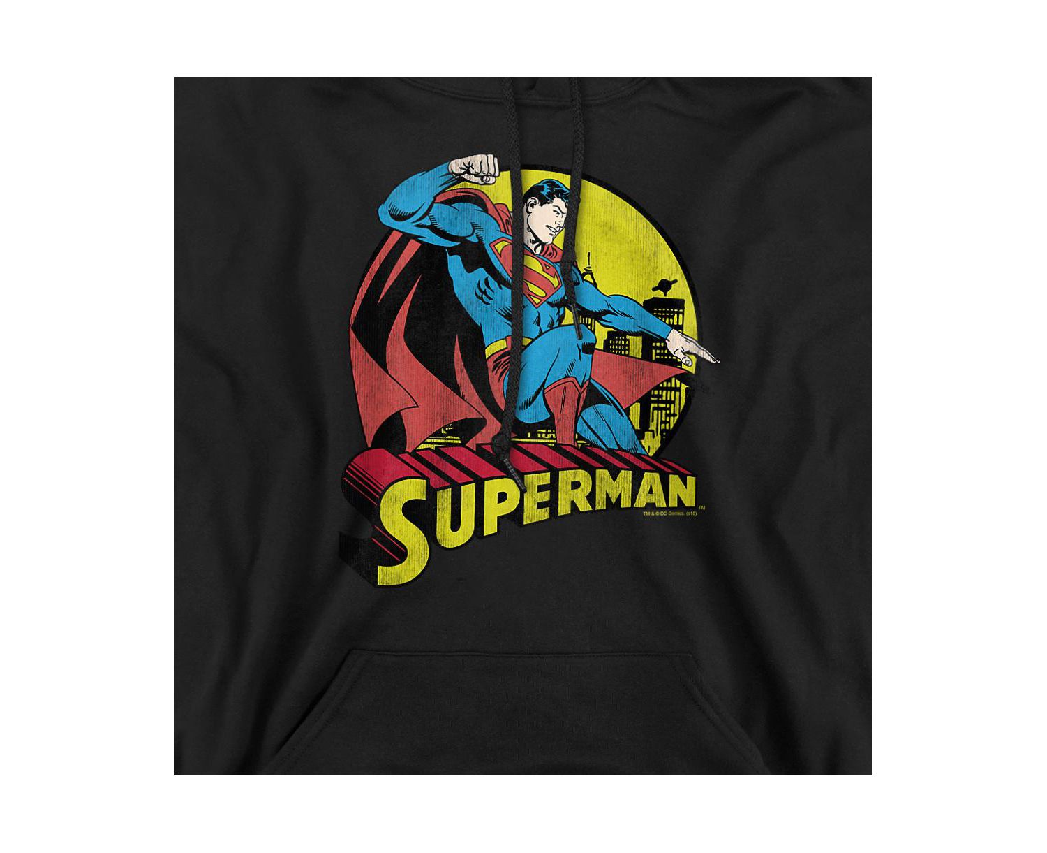 Men's DC Graphic Kangaroo-Pocket Hoodie