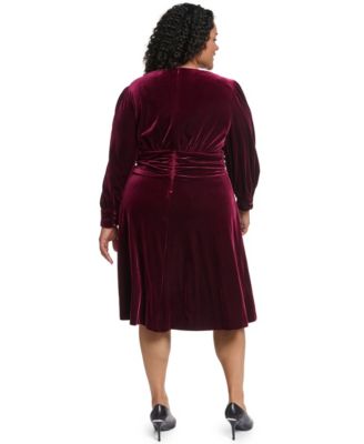 vince camuto burgundy velvet dress Women's Dresses Finished with a 0.39 From The Source Esmée mini beach dress Color::#52-Black