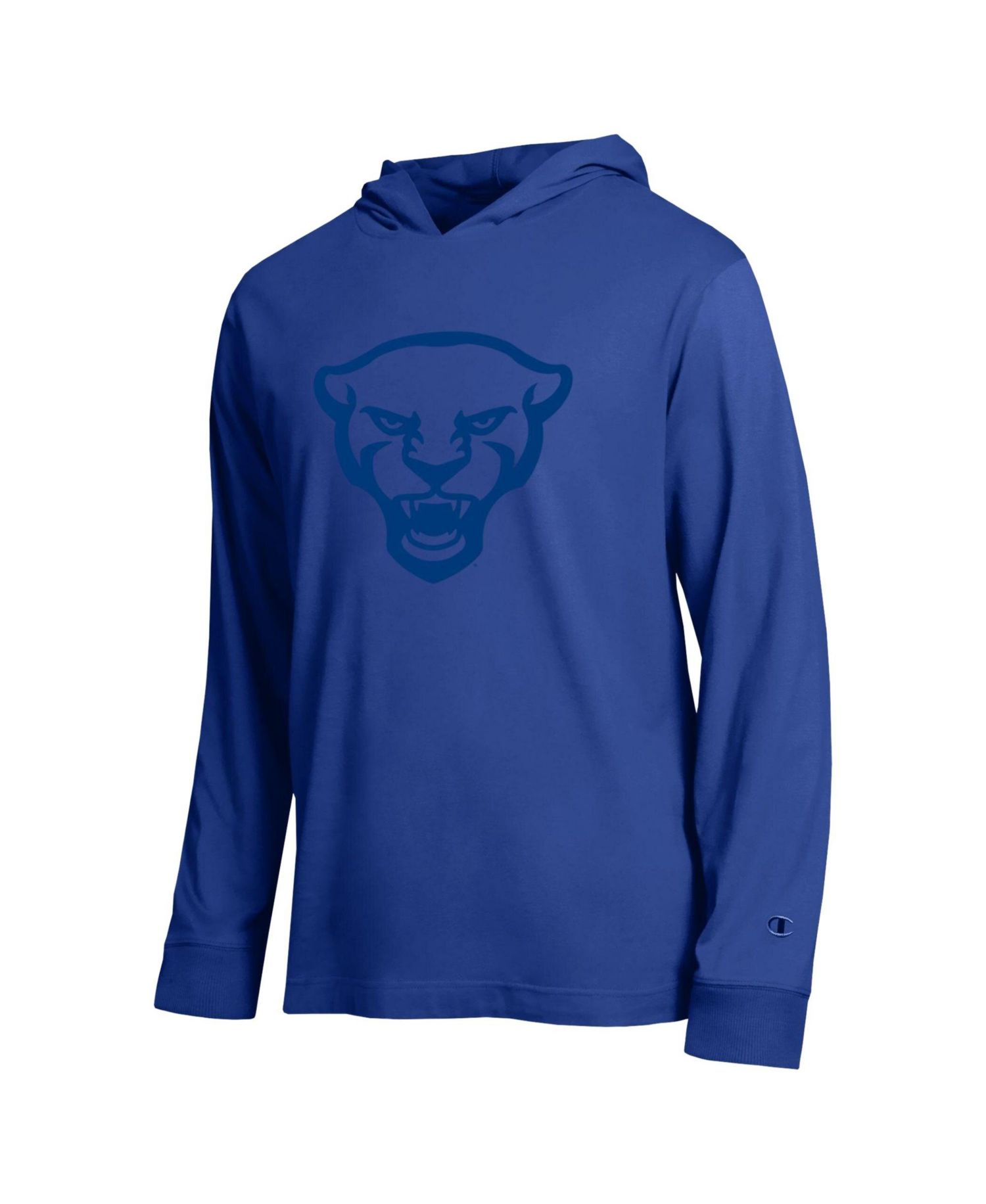 Men's Royal Pitt Panthers Tonal All-Star Long Sleeve Hooded T-Shirt