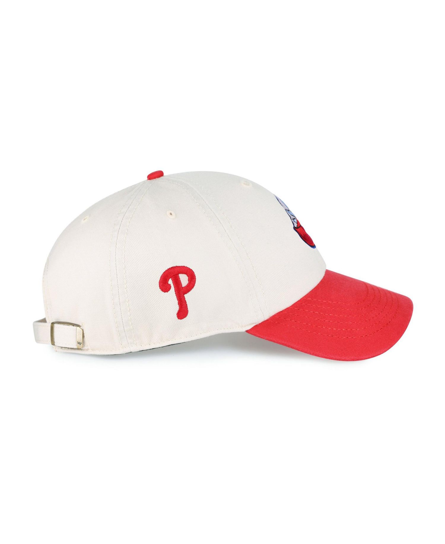 Men's Natural Philadelphia Phillies Single Swirl Ice Cream Helmet 2.0 Clean Up Adjustable Hat