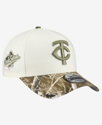 Men's Khaki/Realtree Camo Minnesota Twins 9FORTY A-Frame Adjustable Hat