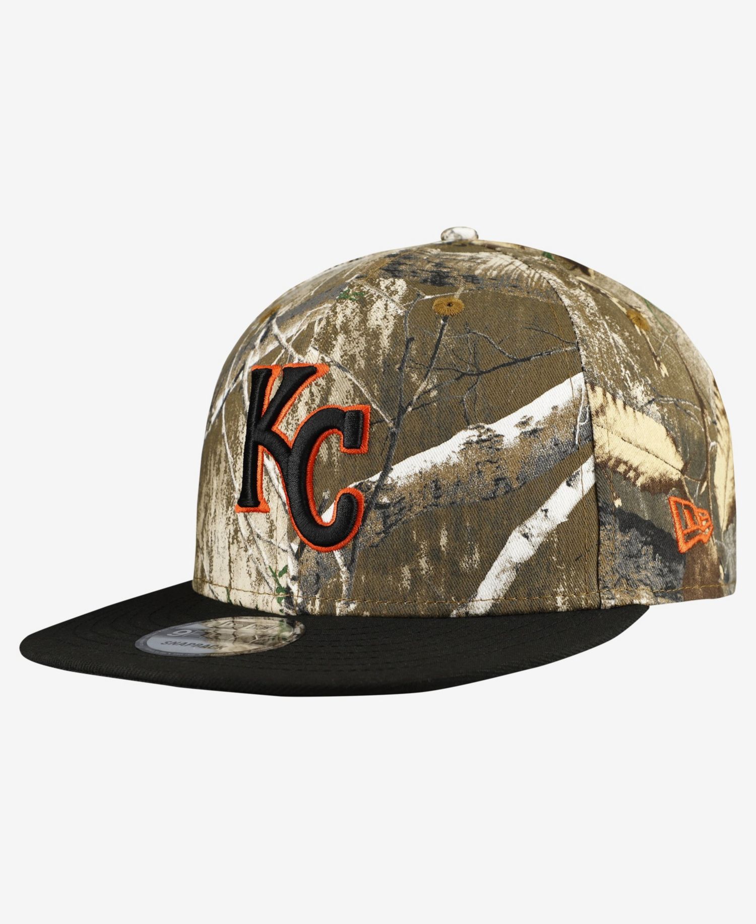 Men's Camo Kansas City Royals Realtree Orange Pop 9FIFTY Snapback Hat