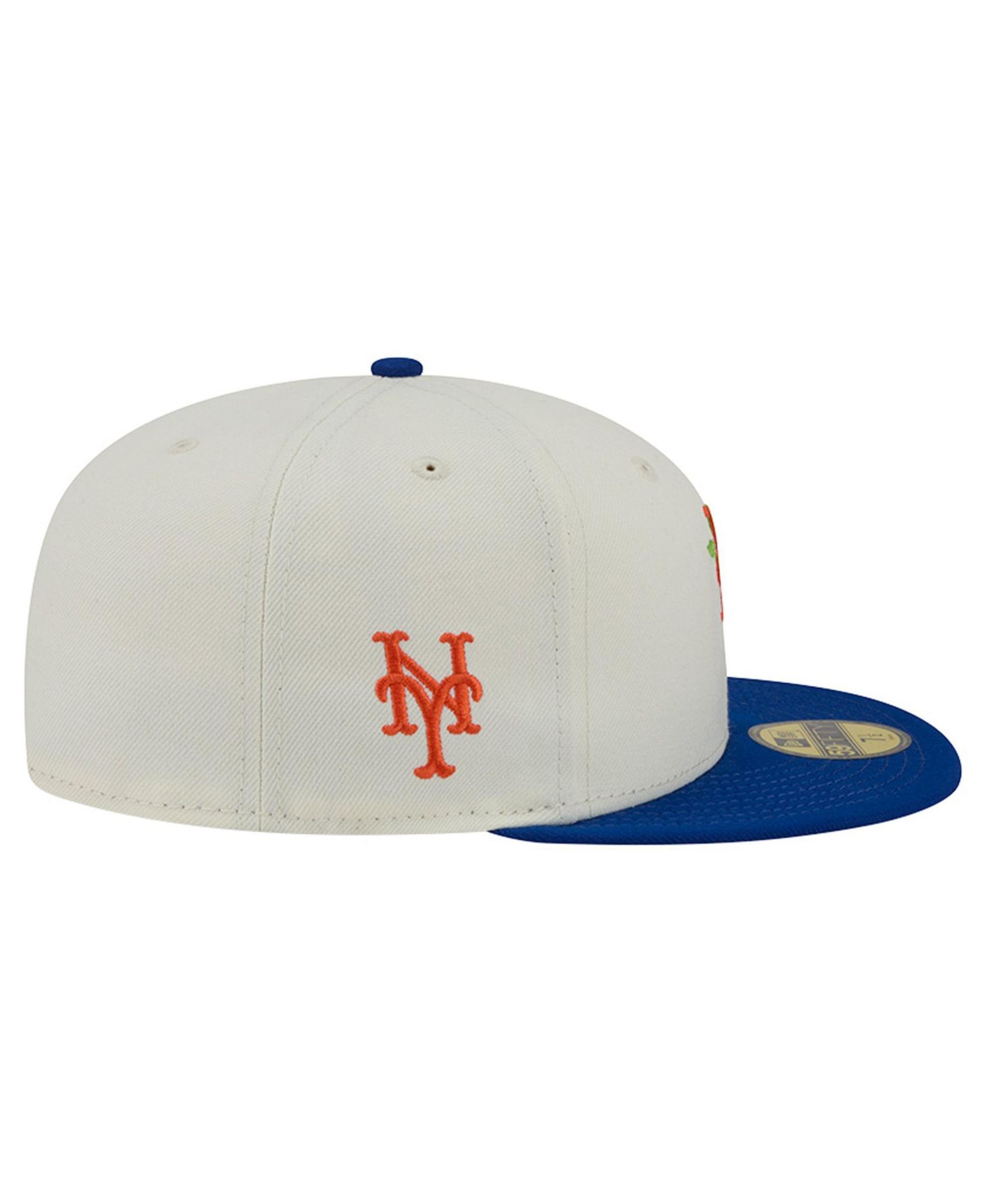 Men's White/Royal New York Mets Blossom 59FIFTY Fitted Hat