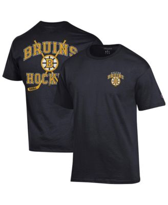 Men's Black Boston Bruins Stick With It Jersey T-Shirt
