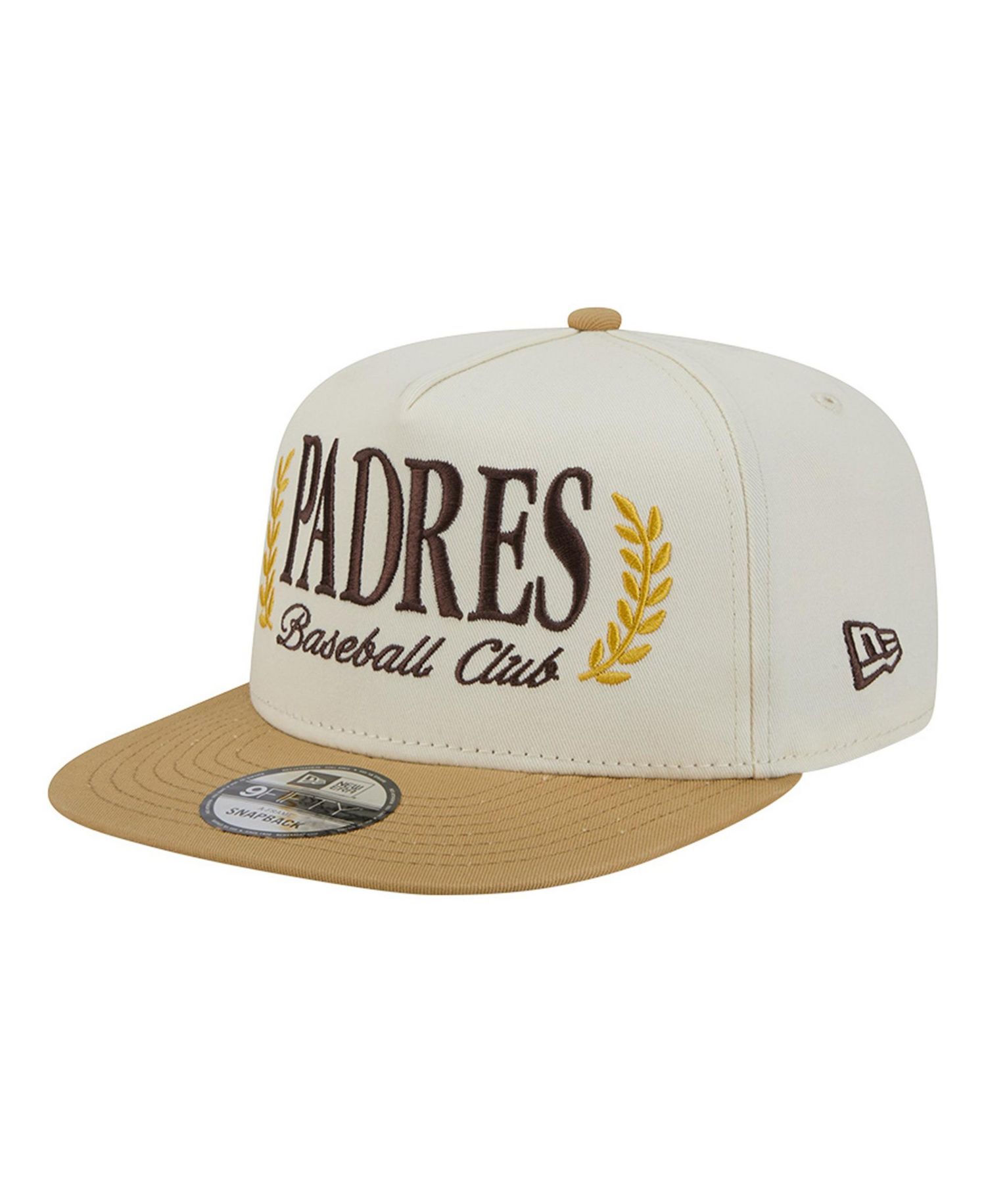Men's Cream San Diego Padres Club 9FIFTY A-Frame Snapback Hat
