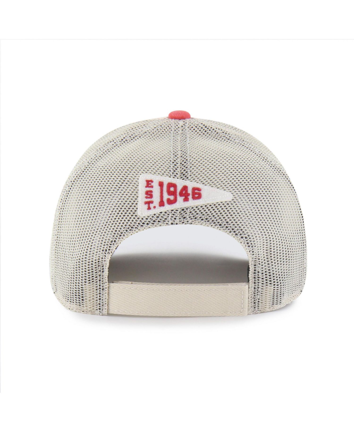Men's Red San Francisco 49ers Egremont Well-Worn Adjustable Trucker Hat