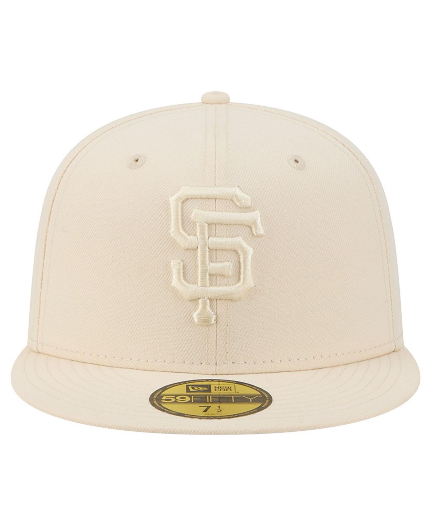 Мужские головные уборы New Era Cream San Francisco Giants Color Pack 59FIFTY Fitted Hat — фото 5