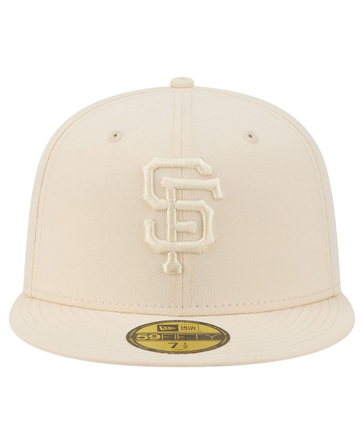 New Era Men's Cream San Francisco Giants Color Pack 59FIFTY Fitted Hat