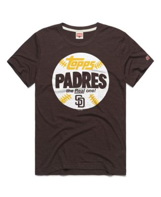 Men's San Diego Padres MLB x Topps Baseball The Real One Tri-Blend T-Shirt