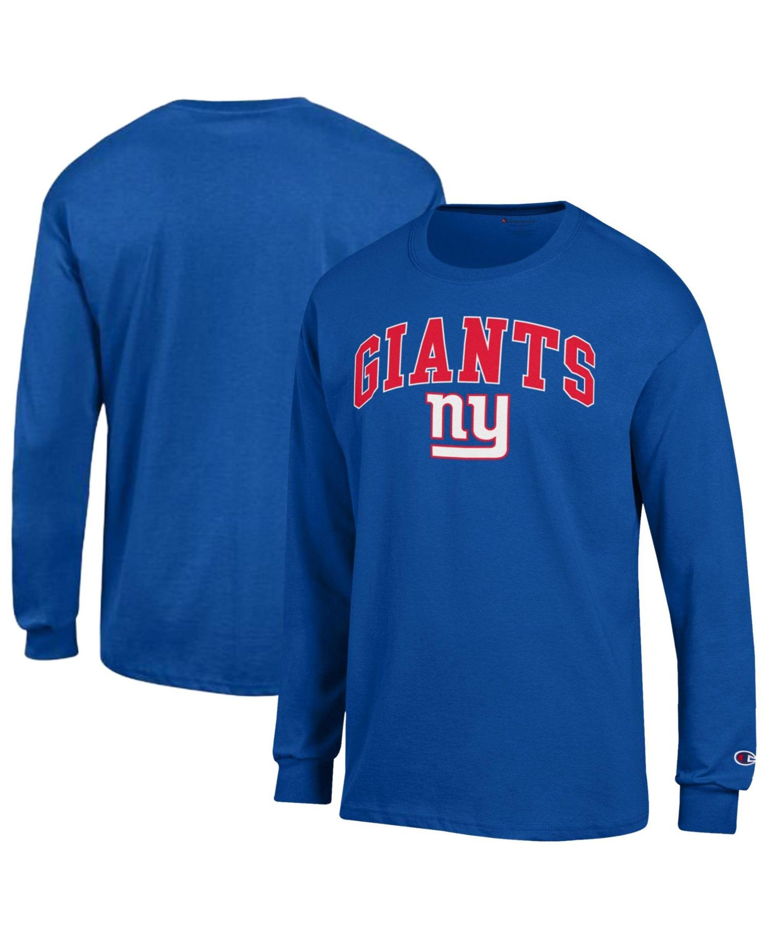 Men's New York Giants Arch Over Logo Long-Sleeve T-Shirt
