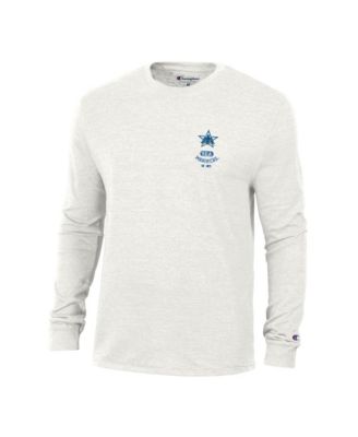 Men's White Seattle Mariners Cooperstown Winning Tradition Tri-Blend Long Sleeve T-Shirt