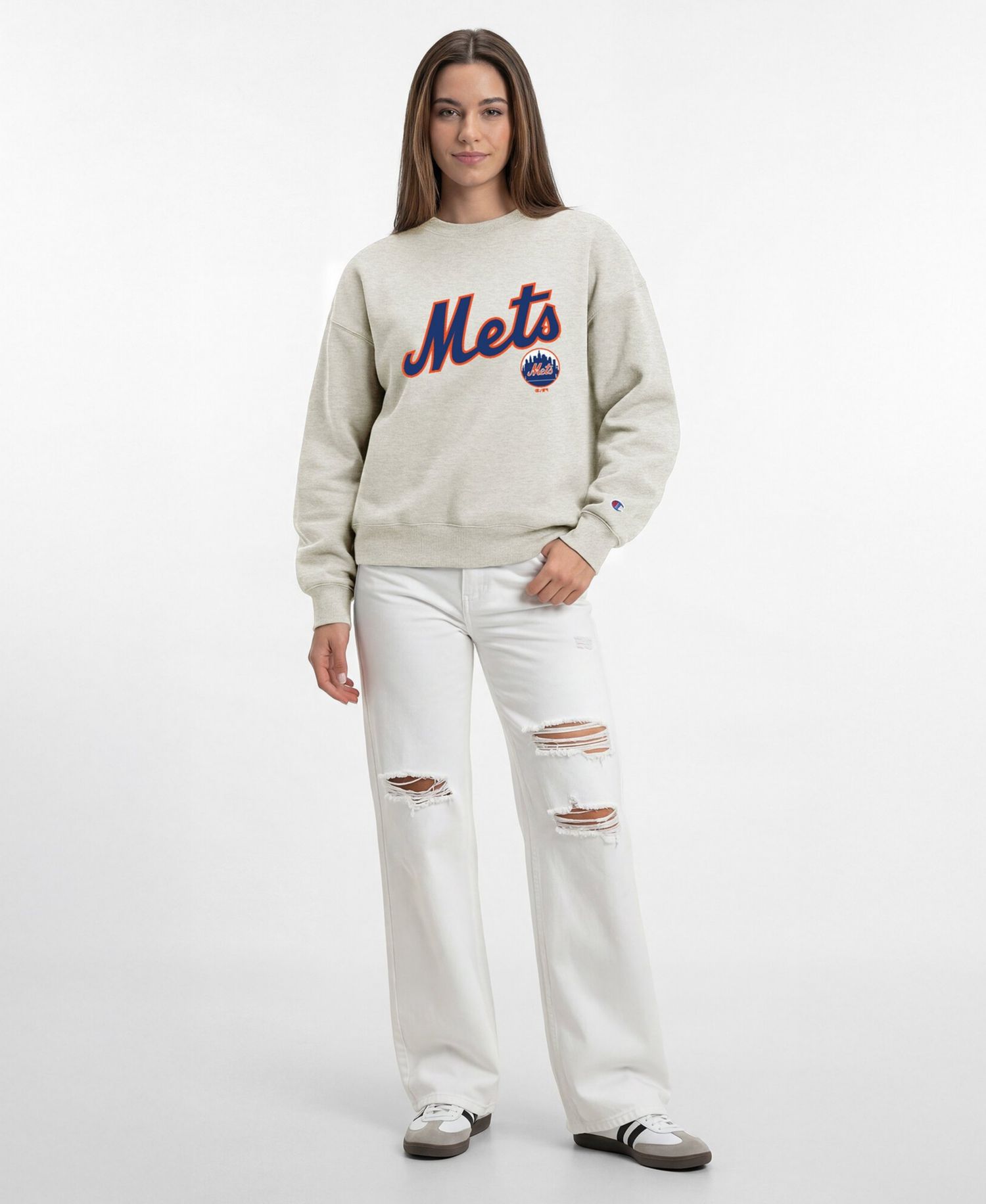 Women's New York Mets Relaxed-Fit Sweatshirt