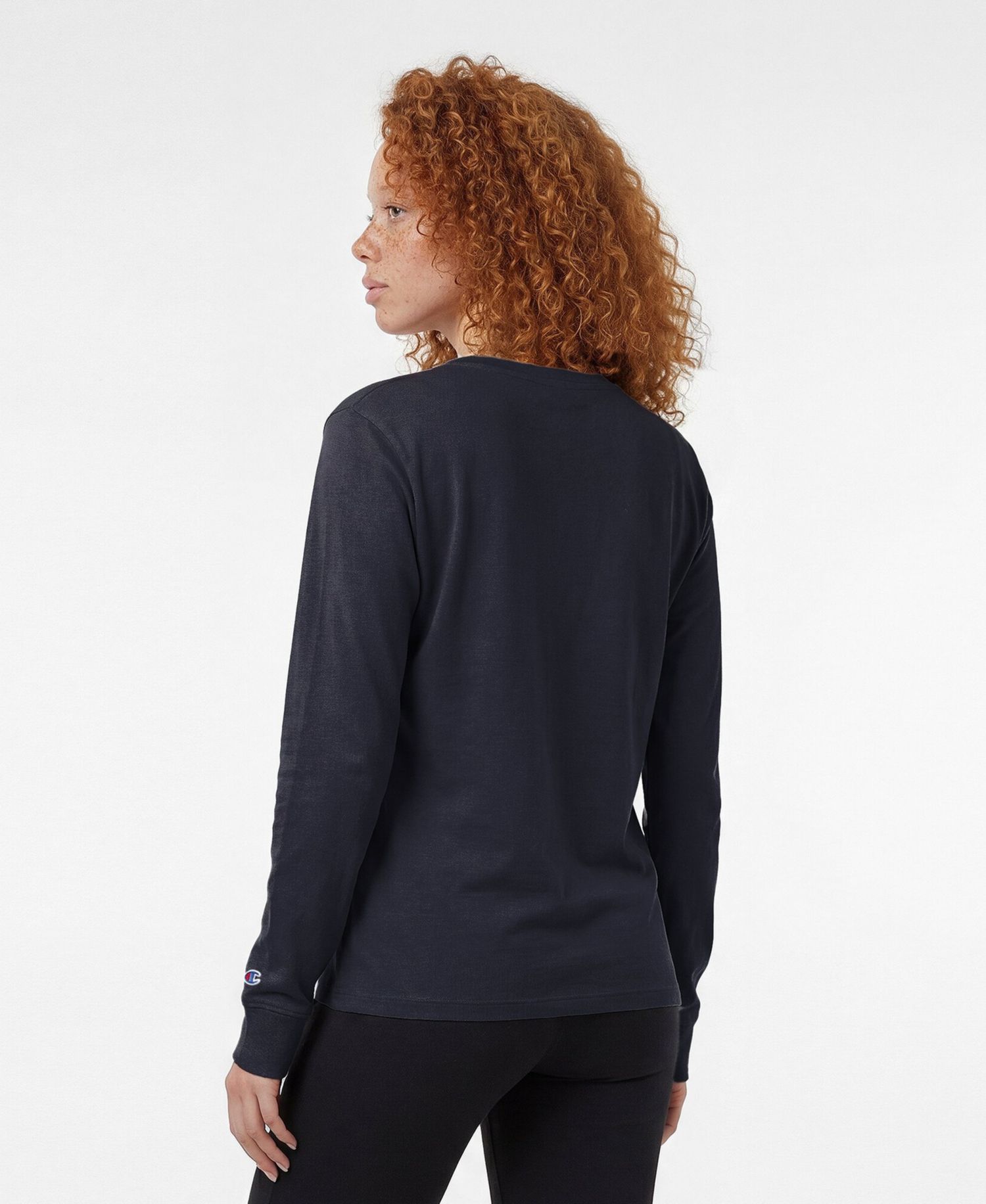 Women's New York Yankees Screen-Print Graphics Long-Sleeve T-Shirt