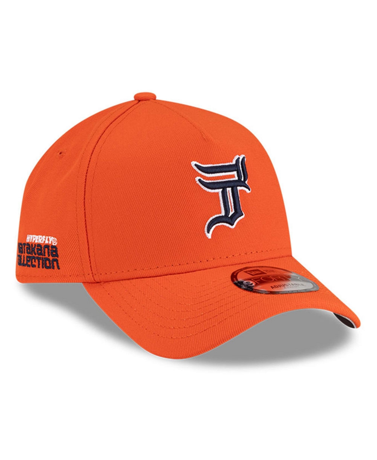 New Era x Hyperfly Men's Orange Detroit Tigers A-Frame 9FORTY Adjustable Hat