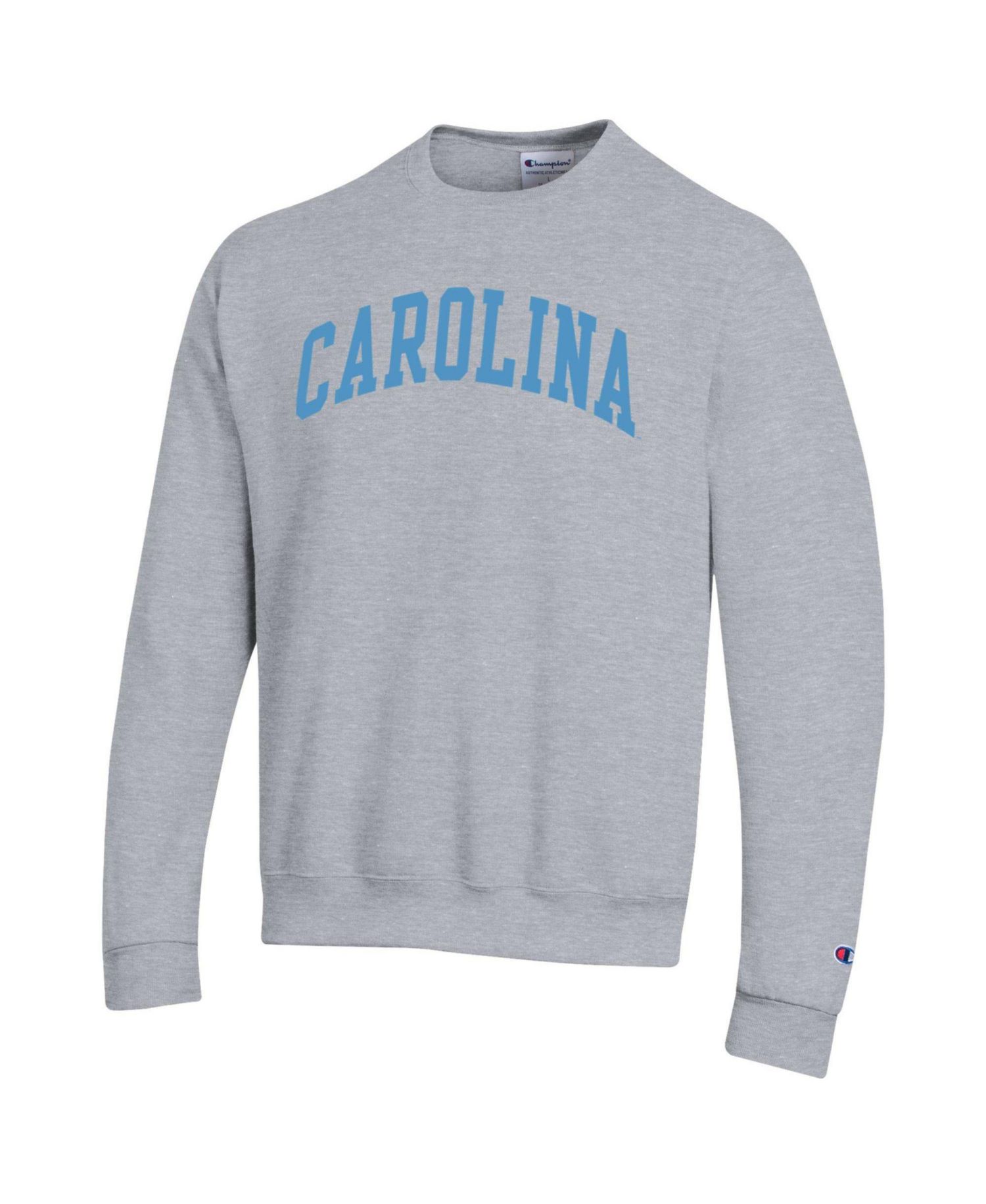 Men's Carolina Blue North Carolina Tar Heels Basic Arch Fleece Pullover Sweatshirt
