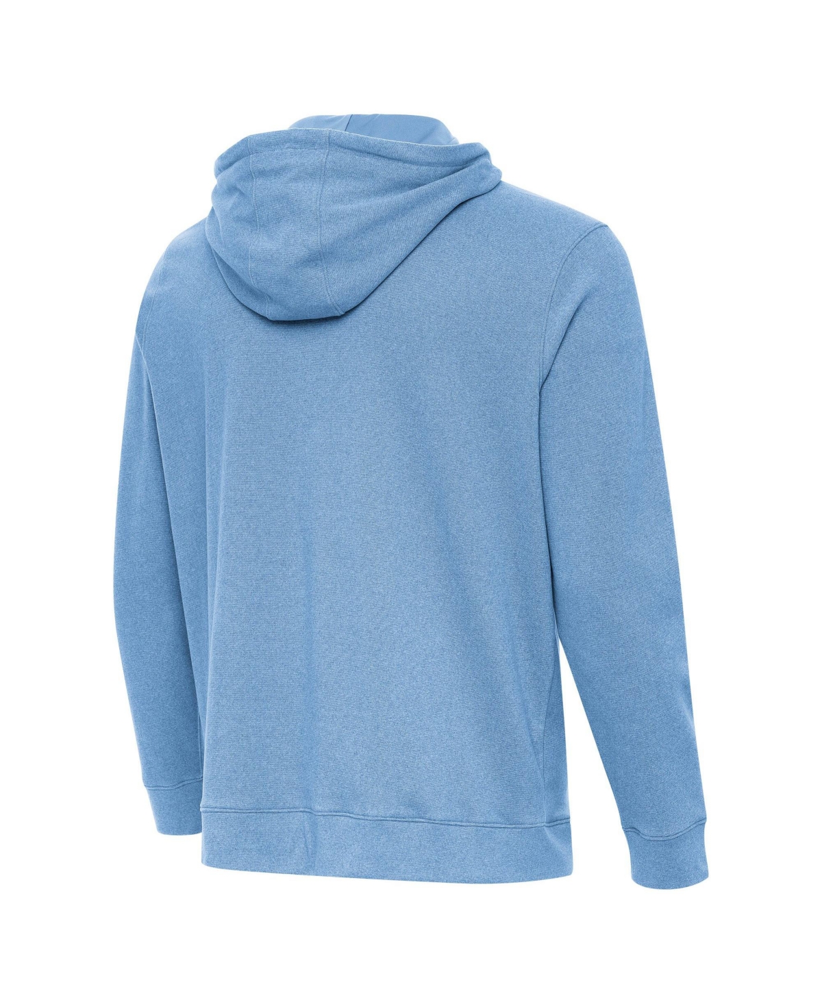 Antigua Men's Heather Powder Blue Kansas City Royals Cloud Pullover Hoodie