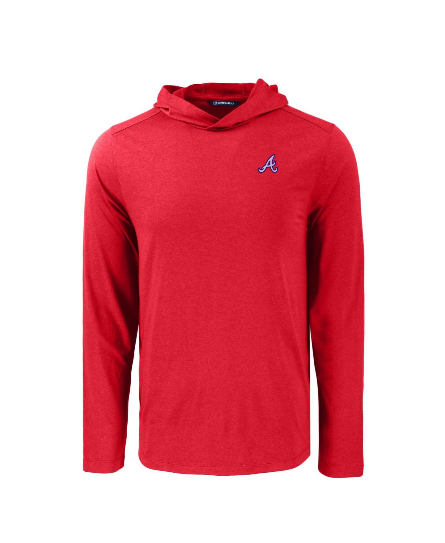 Мужское худи Cutter & Buck Atlanta Braves Coastline Epic Comfort Eco Long Sleeve T-Shirt — фото 3