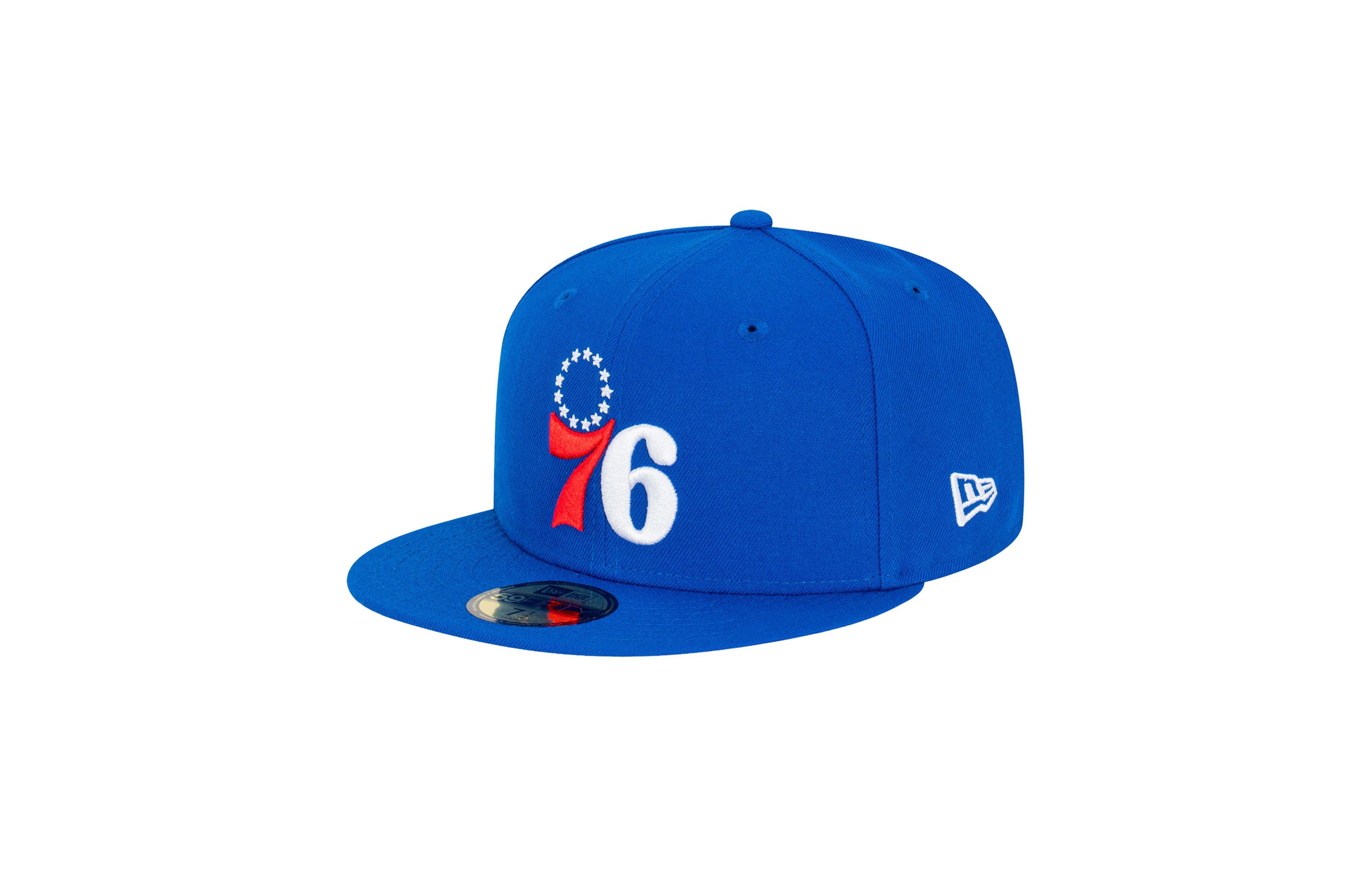 New Era Men's Royal Philadelphia 76ers Team 59FIFTY Fitted Hat