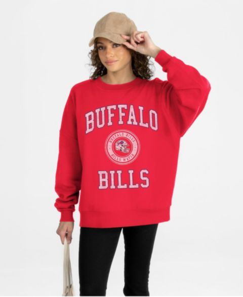 Женская толстовка Gameday Couture Buffalo Bills Oversized Dropped-Shoulder