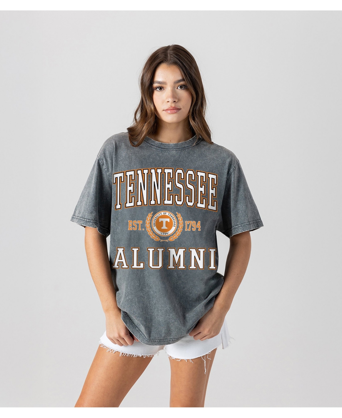 Gameday Couture Women's Tennessee Volunteers Snow-Wash Oversized T-Shirt
