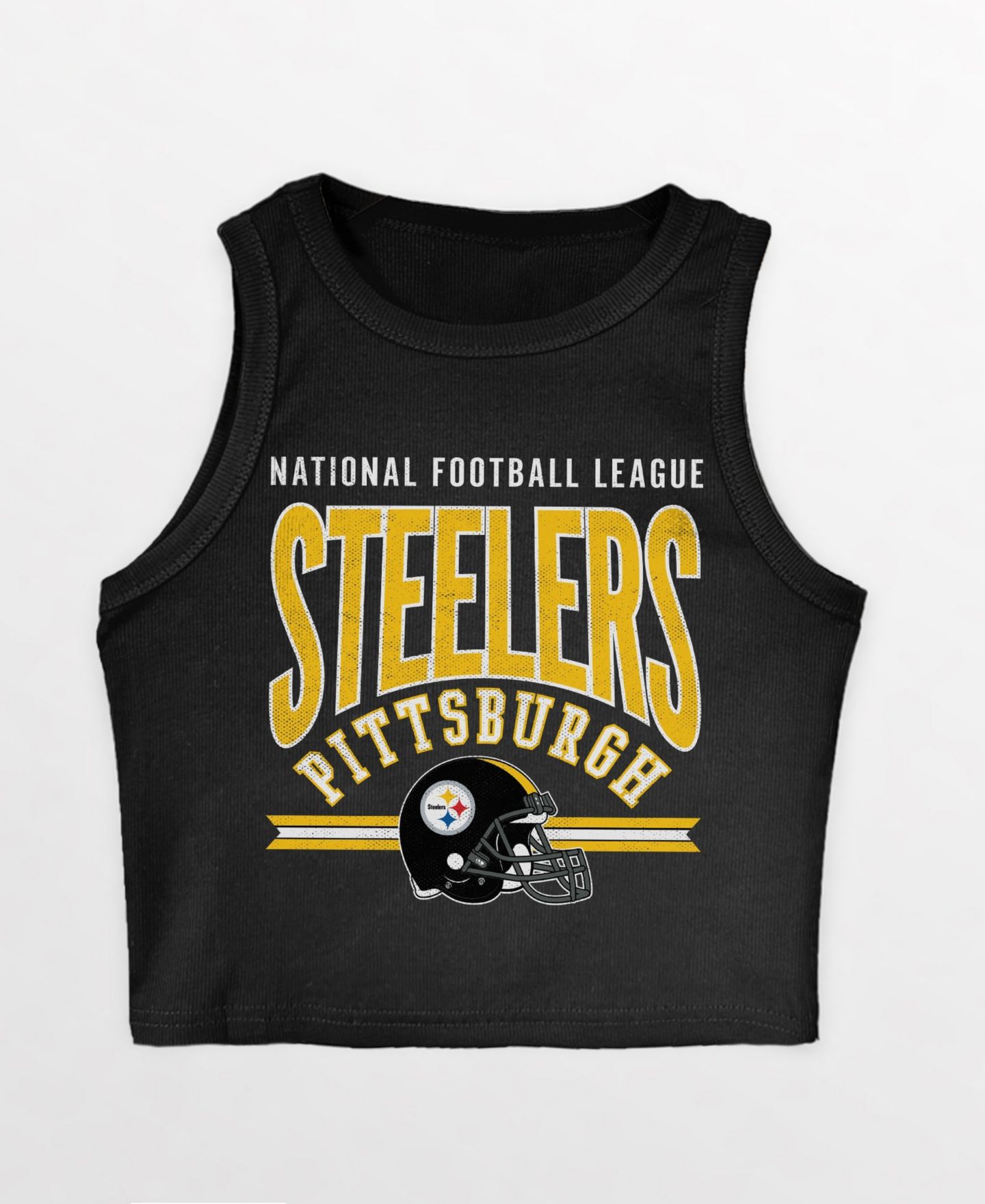 Женский топ Gameday Couture Pittsburgh Steelers Mic Drop Scoop Neck Ribbed Slim-Fit — фото 2