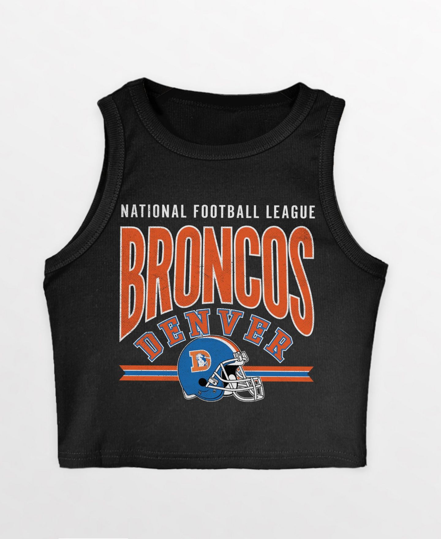 Женский топ Gameday Couture Denver Broncos Mic Drop Ribbed Crop — фото 2