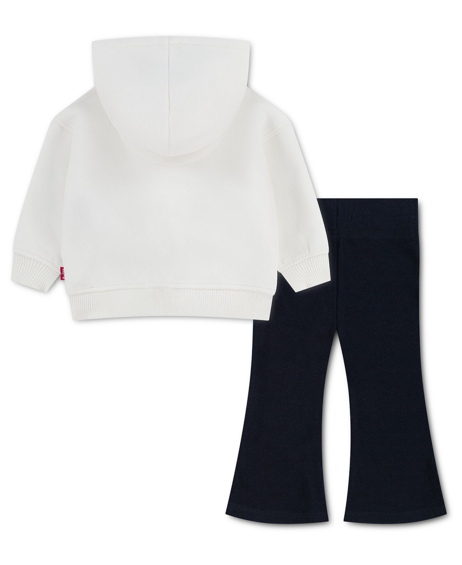 Baby Girls' Bear Graphic Hoodie and Flared Pants, 2-Piece Set