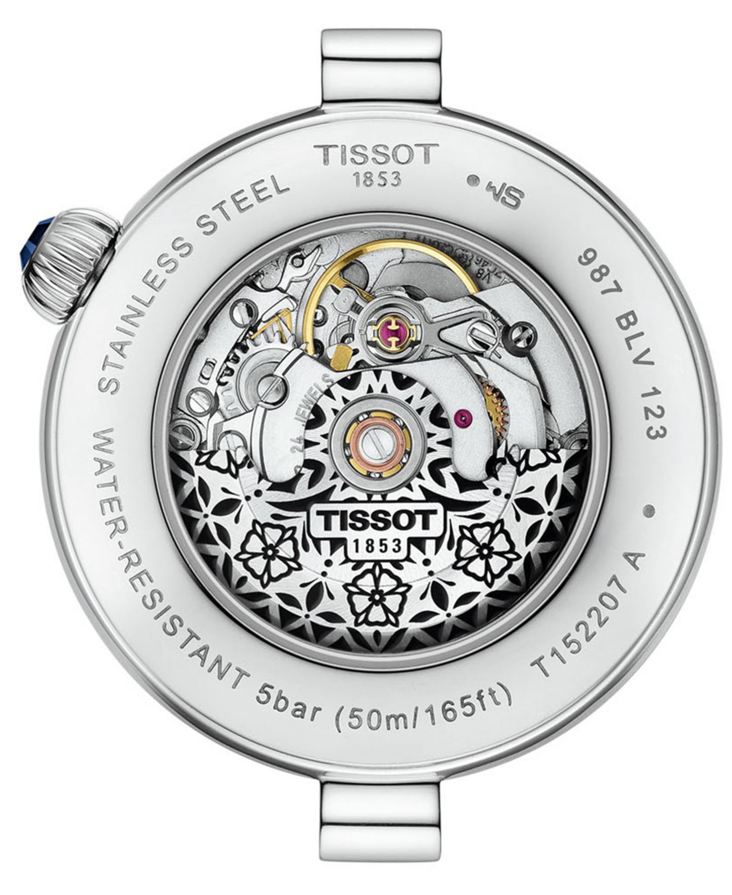 Женские часы Tissot Desir Automatic Silver-Tone Stainless Steel Bracelet Watch 28mm — фото 2
