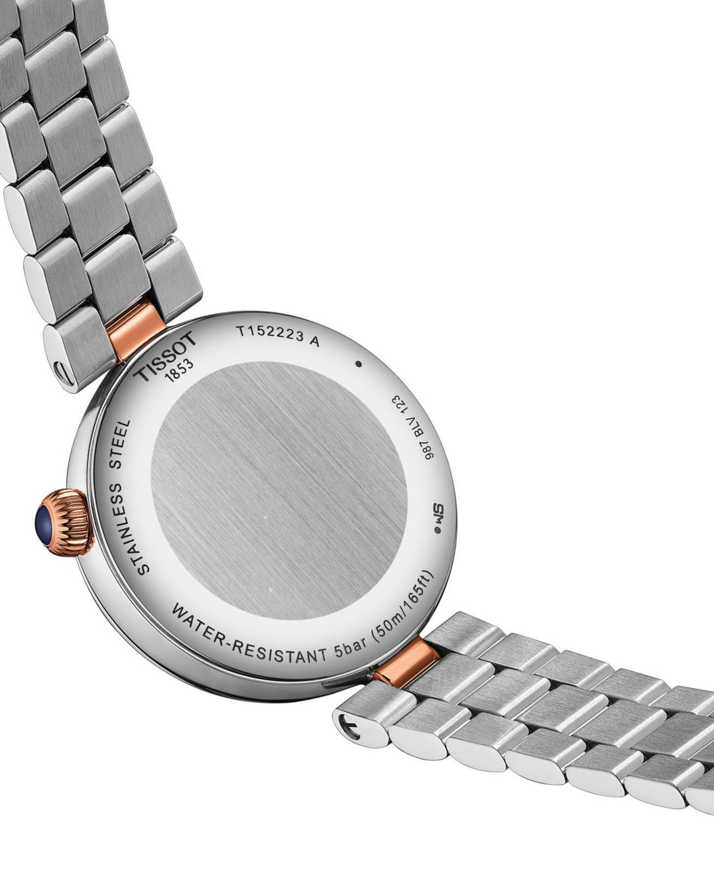 Женские часы Tissot Desir Moonphase Quartz Two-Tone Stainless Steel Bracelet Watch 29.6mm — фото 5