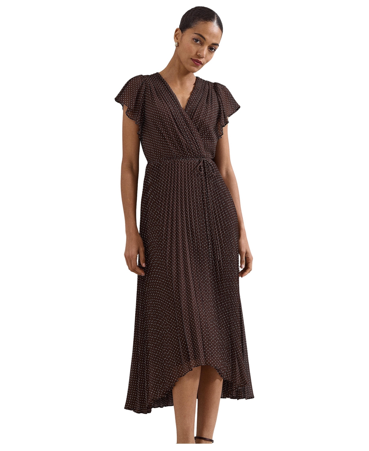 Phase Eight Women's Louisa V-Neck Pleated Wrap Dress