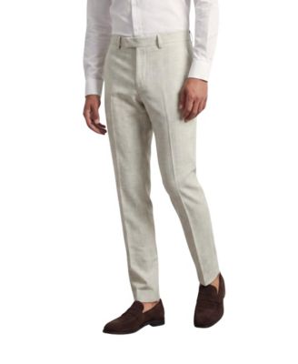Men's Beckford Slim Fit Check Suit Trousers