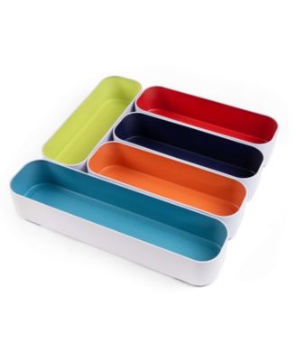 Metal Drawer Organizers, Set of 5