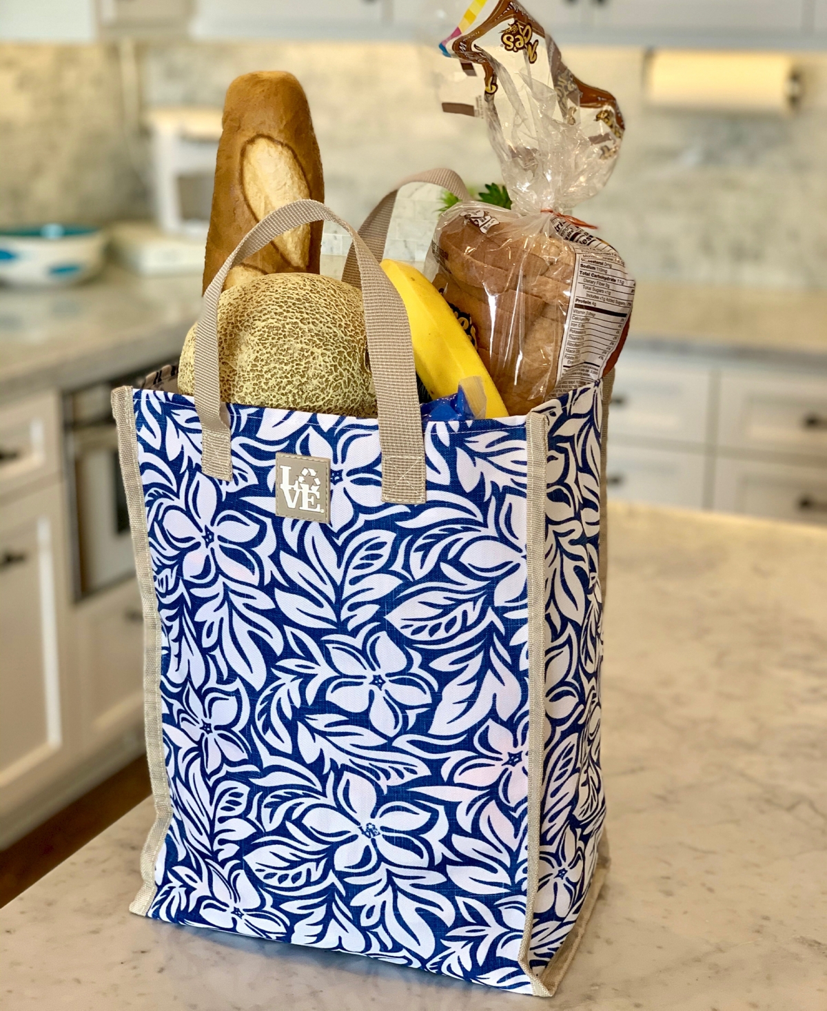 three by Love Bags Sack, Burst 15"