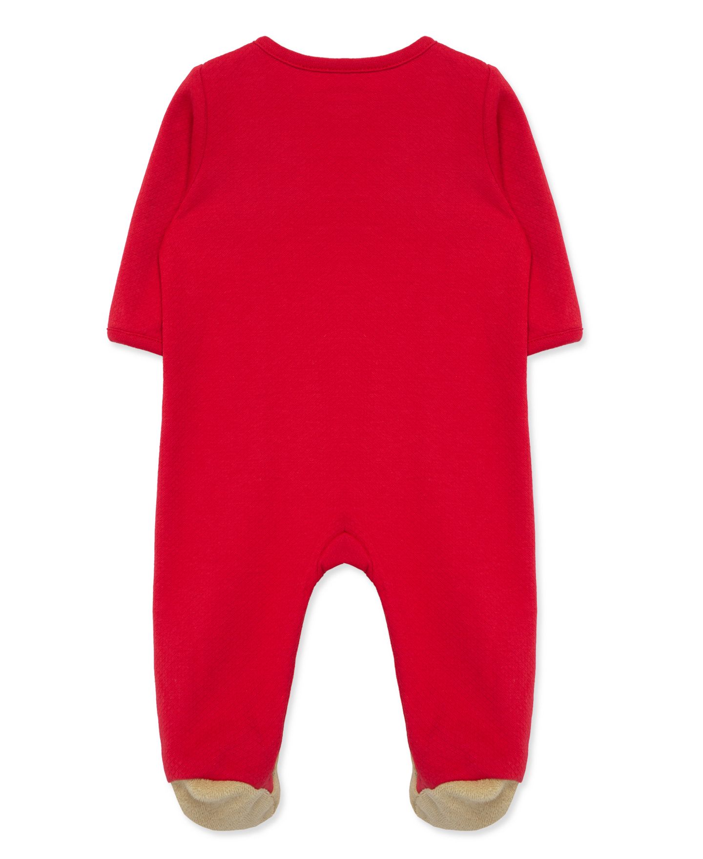 Комбинезон Little Me Holiday Bear Graphic Footed Coveralls для мальчиков-малышей, цвет: Красный — фото 2