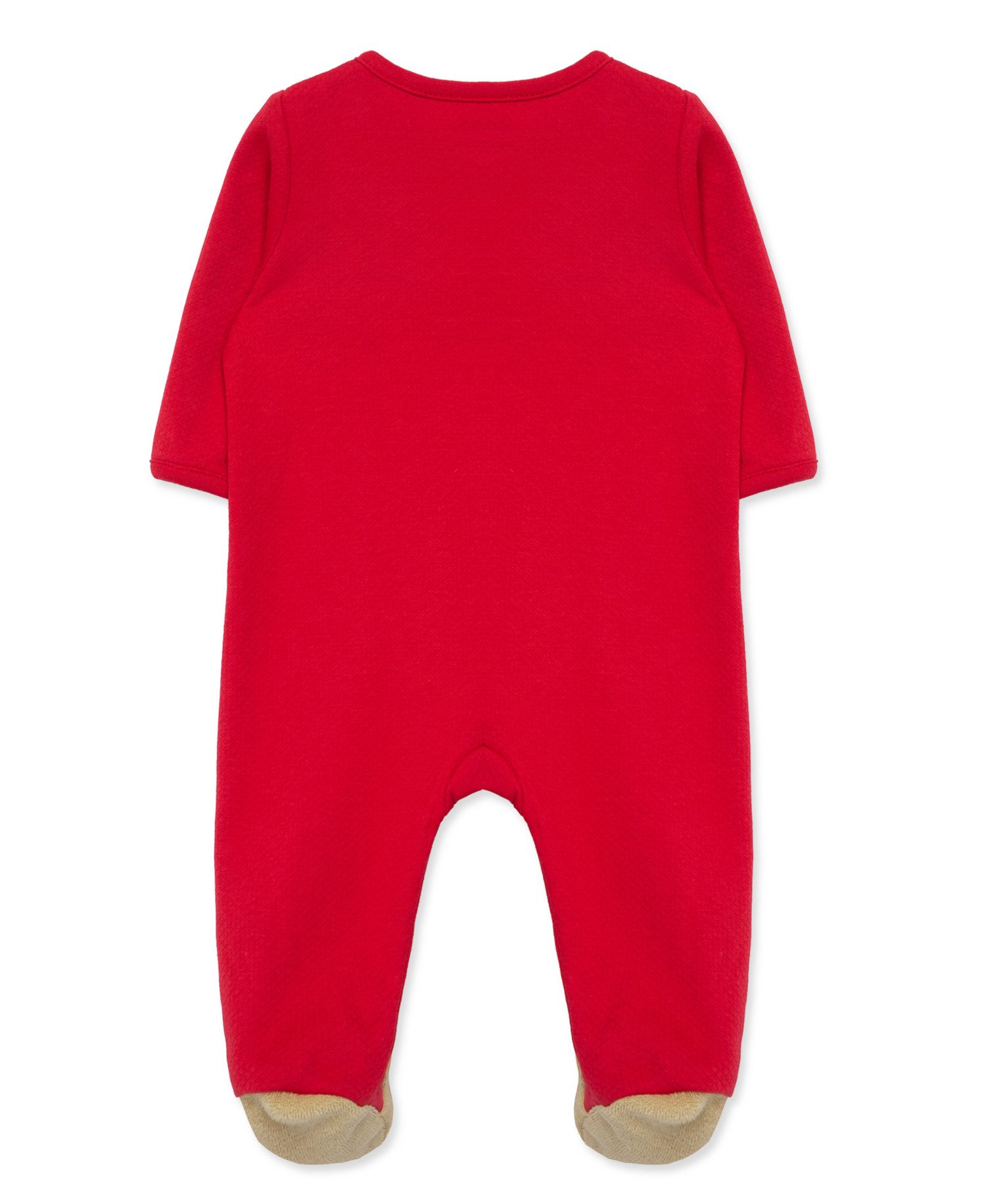 Baby Boys' Holiday Bear Graphic Footed Coveralls