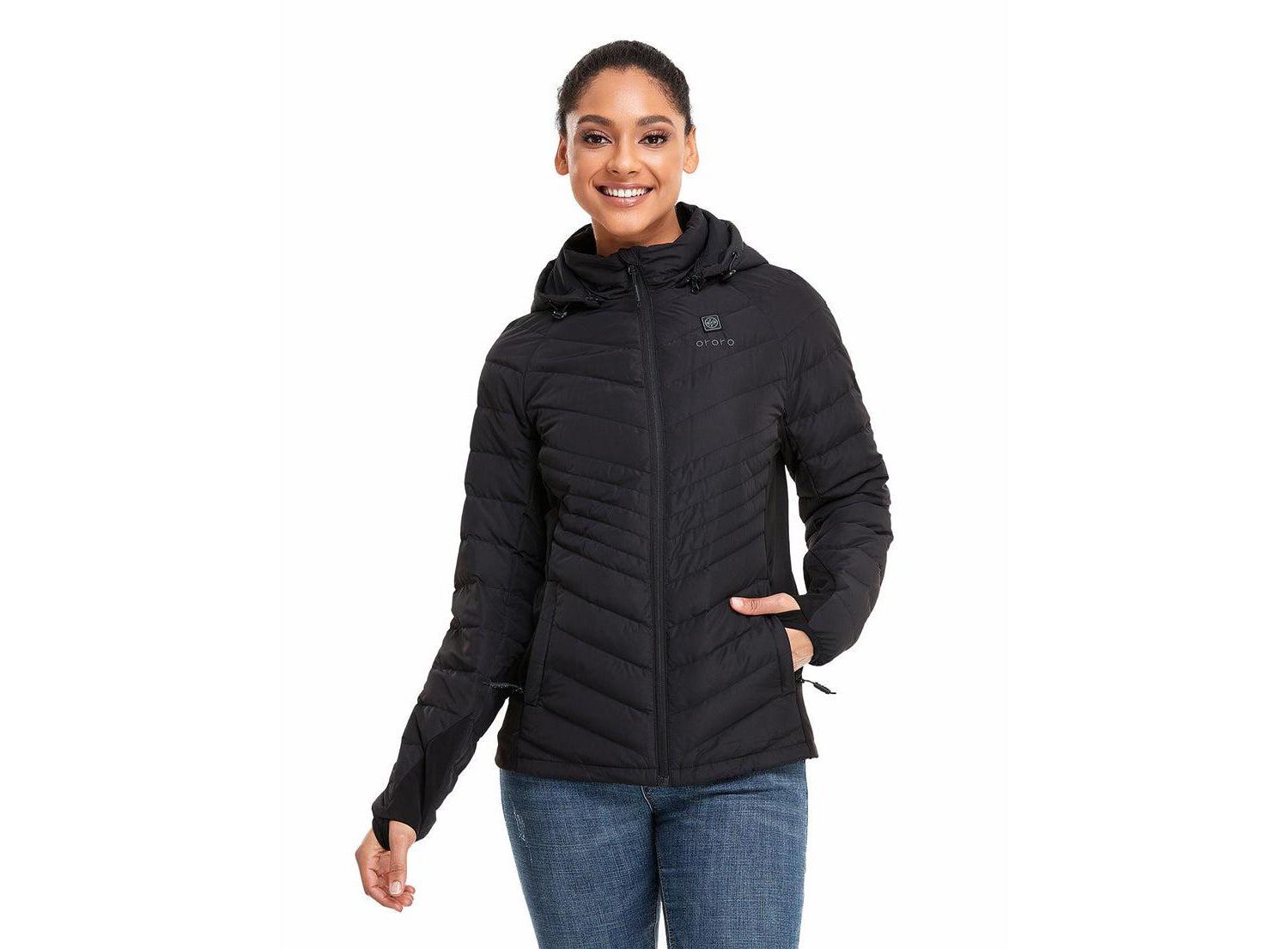 Women's 4-Zone Heated Down Jacket
