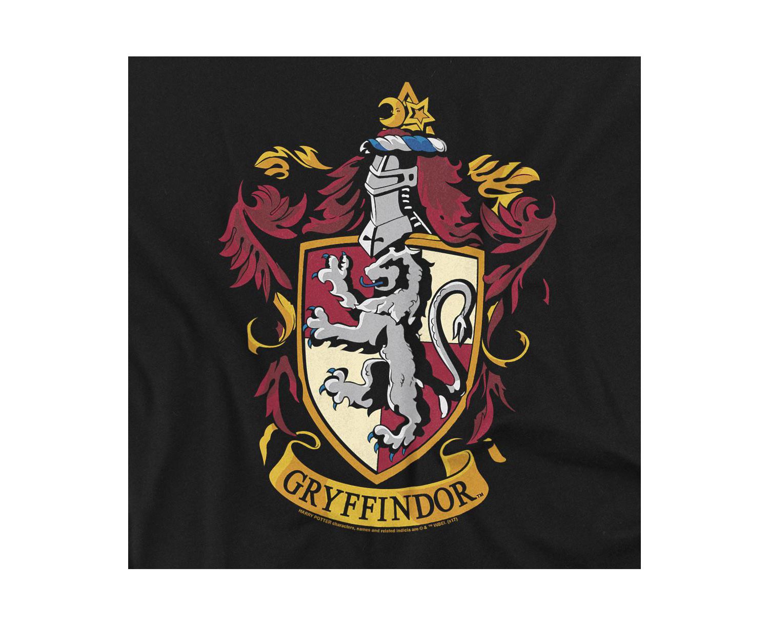 Men's Gryffindor Crest Graphic Crewneck Pullover Sweatshirt